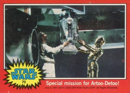 1977 Star Wars Special mission for Artoo-Detoo! #70 Non-Sports Card