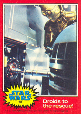 1977 Star Wars Droids to the rescue! #78 Non-Sports Card