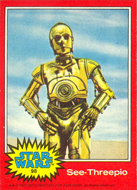 1977 Star Wars See-Threepio #98 Non-Sports Card