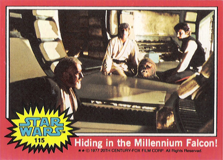 1977 Star Wars Hiding in the Millennium Falcon! #115 Non-Sports Card