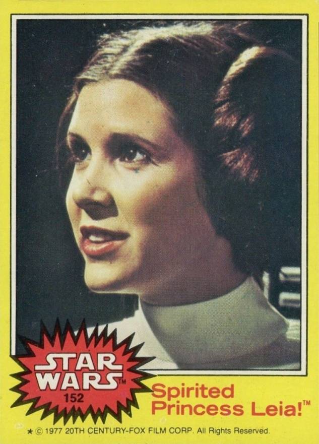 1977 Star Wars Spirited Princess Leia! #152 Non-Sports Card