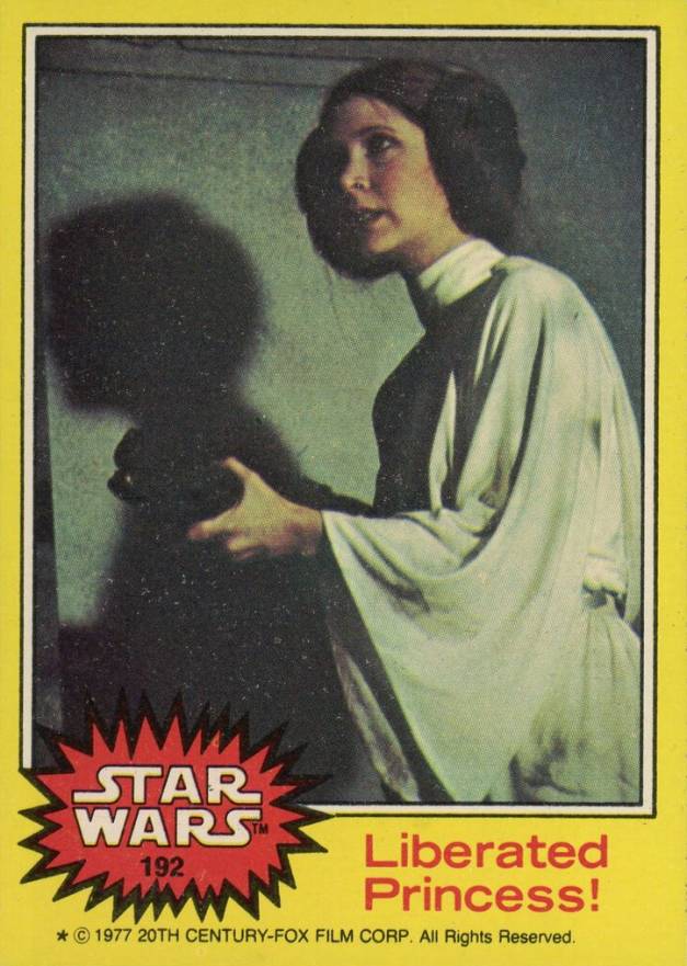1977 Star Wars Liberated Princess! #192 Non-Sports Card