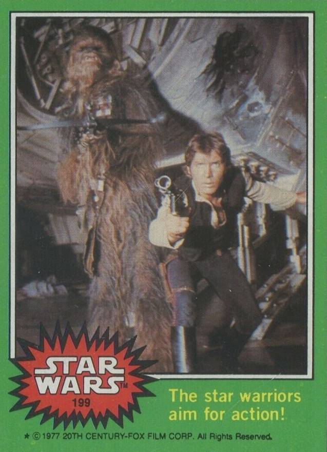1977 Star Wars The star warriors aim for action! #199 Non-Sports Card