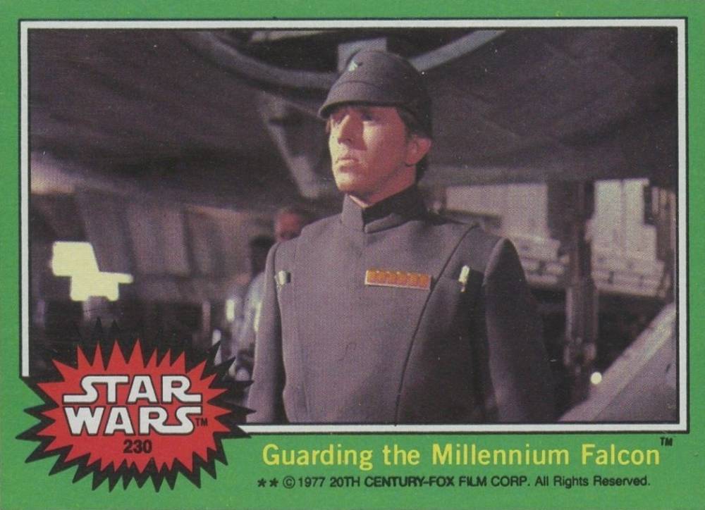 1977 Star Wars Guarding the Millennium Falcon #230 Non-Sports Card