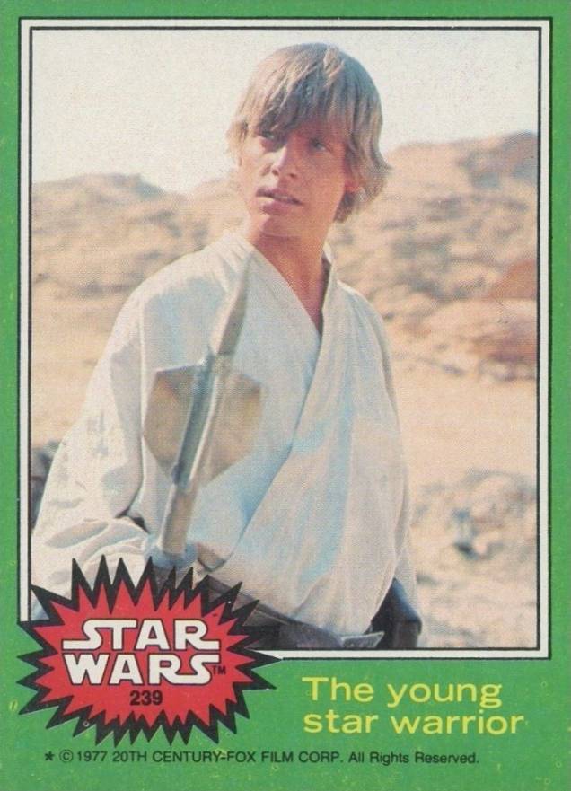 1977 Star Wars The young star warrior #239 Non-Sports Card