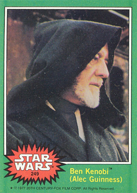 1977 Star Wars Ben Kenobi #249 Non-Sports Card
