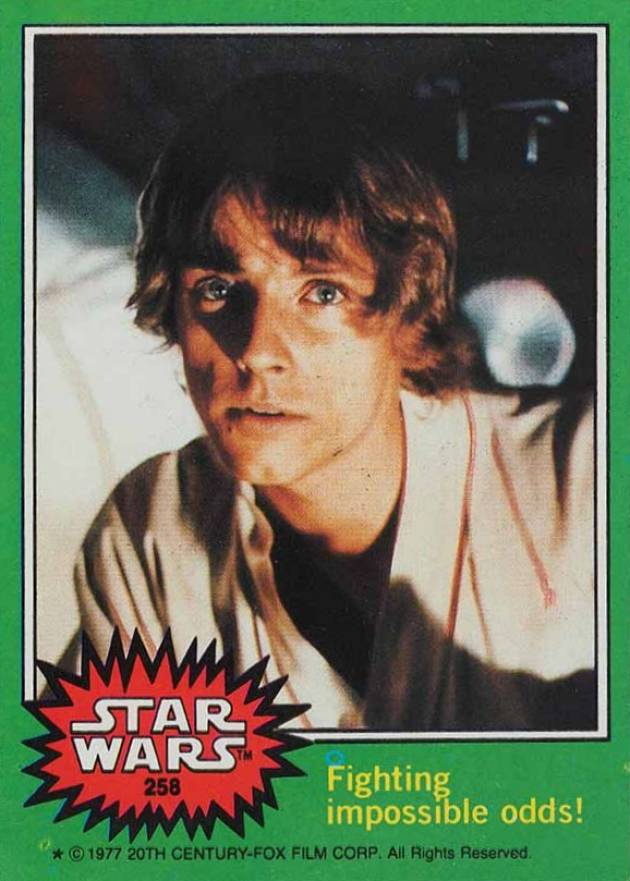 1977 Star Wars Fighting impossible odds! #258 Non-Sports Card