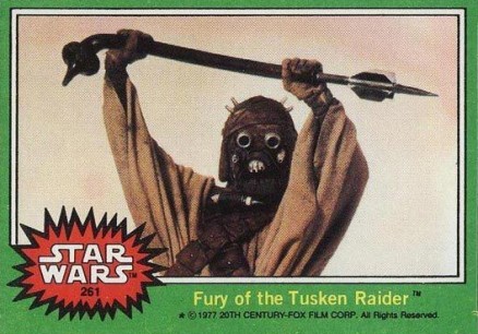 1977 Star Wars Fury of the Tusken Raider #261 Non-Sports Card