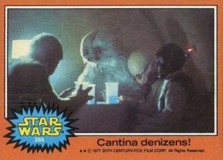 1977 Star Wars Cantina denizens! #286 Non-Sports Card