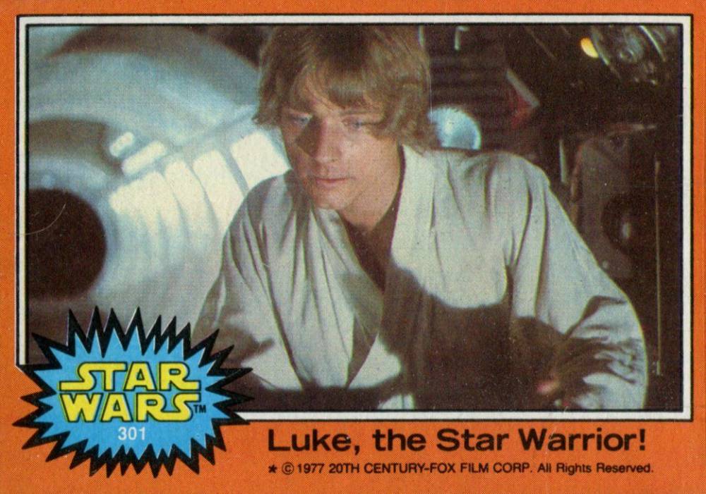 1977 Star Wars Luke, the Star Warrior! #301 Non-Sports Card