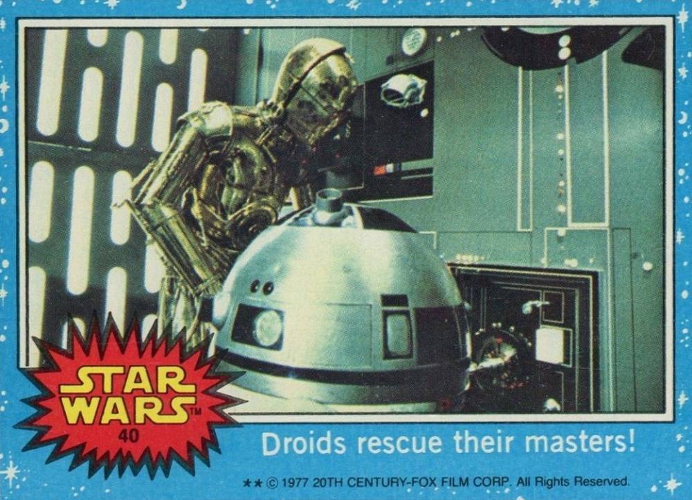 1977 Star Wars Droids rescue their masters! #40 Non-Sports Card