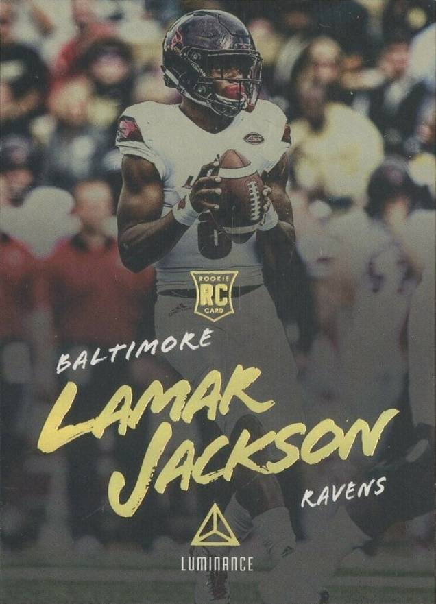 2018 Panini Luminance Lamar Jackson #159 Football Card