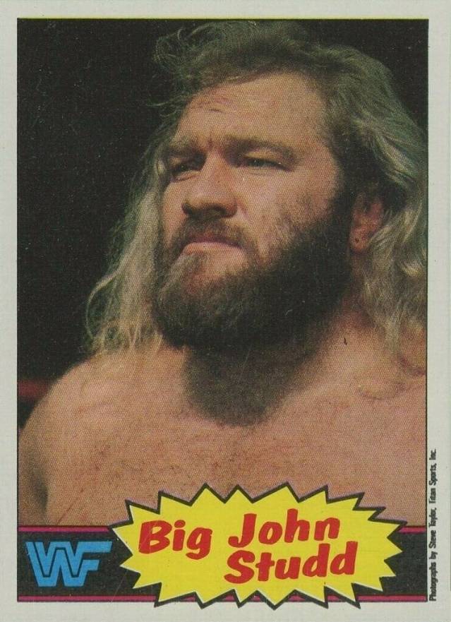 1985 Topps WWF Big John Studd #12 Other Sports Card