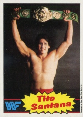 1985 Topps WWF Tito Santana #14 Other Sports Card