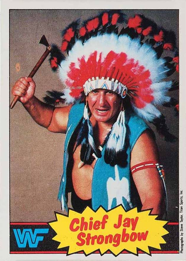 1985 Topps WWF Chief Jay Strongbow #20 Other Sports Card