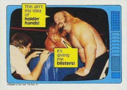 1985 Topps WWF Jesse Ventura & Ivan Putski Speak #61 Other Sports Card
