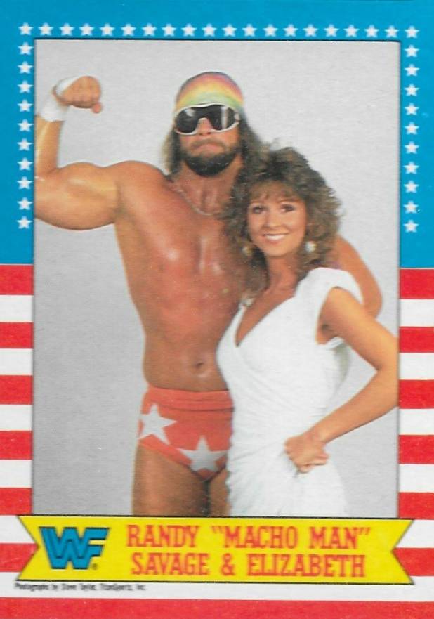 1987 Topps WWF Randy & Elizabeth #7 Other Sports Card