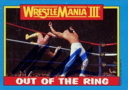 1987 Topps WWF Out of the Ring #55 Other Sports Card