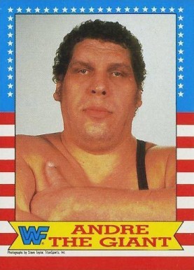 1987 Topps WWF Andre The Giant #2 Other Sports Card