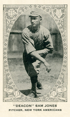 1922 Strip Card "Deacon" Sam Jones # Baseball Card