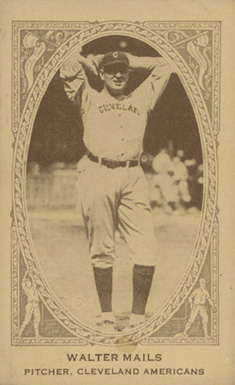 1922 Strip Card Walter Mails # Baseball Card