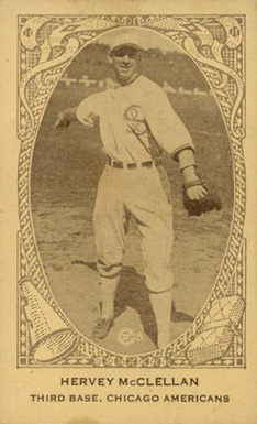 1922 Strip Card Hervey McClellan # Baseball Card