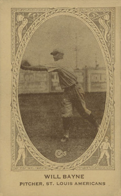 1922 Strip Card Will Bayne # Baseball Card