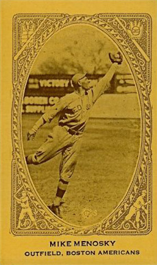 1922 Strip Card Mike Menosky # Baseball Card