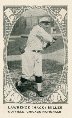 1922 Strip Card Lawrence (Hack) Miller # Baseball Card