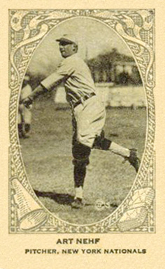 1922 Strip Card Art Nehf # Baseball Card