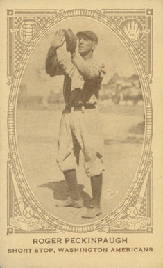 1922 Strip Card Roger Peckinpaugh # Baseball Card