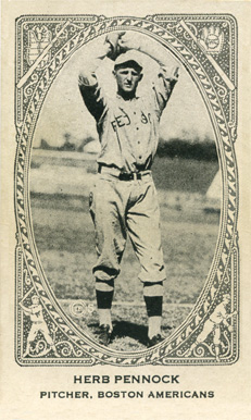 1922 Strip Card Herb Pennock # Baseball Card