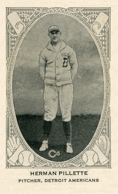 1922 Strip Card Herman Pillette # Baseball Card