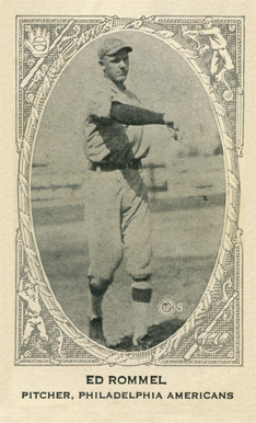 1922 Strip Card Ed Rommel # Baseball Card