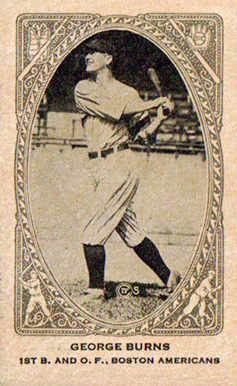 1922 Strip Card George Burns # Baseball Card