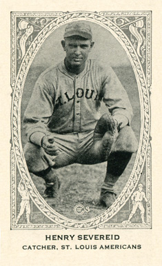 1922 Strip Card Henry Severeid # Baseball Card