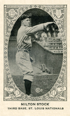 1922 Strip Card Milton Stock # Baseball Card