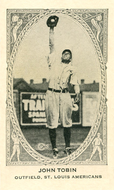 1922 Strip Card John Tobin # Baseball Card