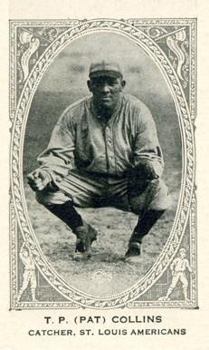 1922 Strip Card T.P. (Pat) Collins # Baseball Card