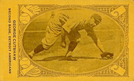 1922 Strip Card George Cutshaw # Baseball Card