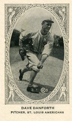 1922 Strip Card Dave Danforth # Baseball Card