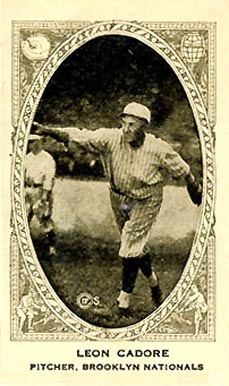 1922 Strip Card Leon Cadore # Baseball Card