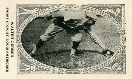 1922 Strip Card Walter Gerber # Baseball Card