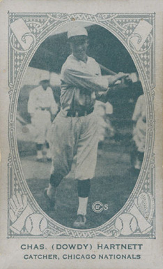 1922 Strip Card Chas. (Dowdy) Hartnett # Baseball Card