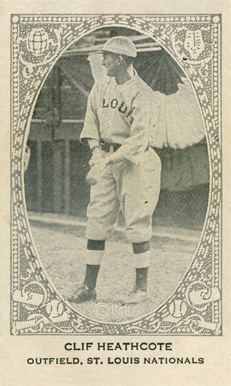 1922 Strip Card Clif Heathcote # Baseball Card
