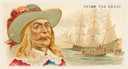 1888 Allen & Ginter Pirates of the Spanish Main Peter the Great #10 Non-Sports Card