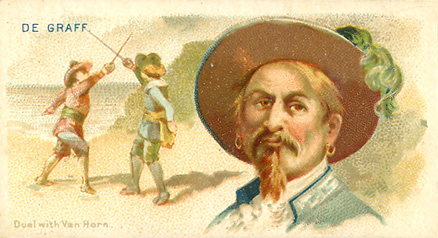 1888 Allen & Ginter Pirates of the Spanish Main De Graff #13 Non-Sports Card