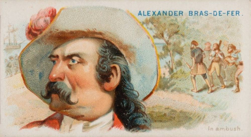 1888 Allen & Ginter Pirates of the Spanish Main Alexander Bras-De-Fer #27 Non-Sports Card
