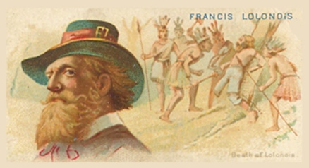 1888 Allen & Ginter Pirates of the Spanish Main Francis Lolonois #33 Non-Sports Card