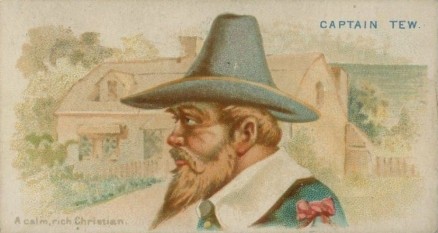 1888 Allen & Ginter Pirates of the Spanish Main Captain Tew #36 Non-Sports Card